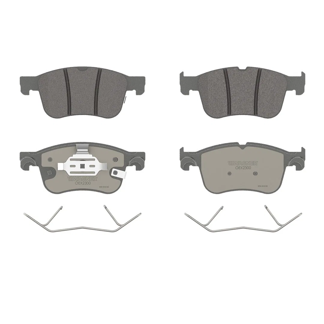OEX2300 – WAGNER BRAKE Brake Pad, FMSI Number D2300-9536 Ceramic Set Of 4 With Mounting Hardware